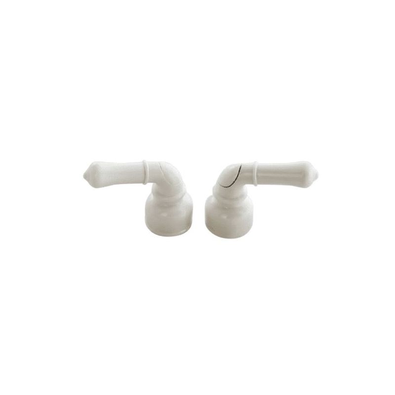 American / Empire Brass White Replacement Teapot Faucet Handles - CRD-UCCW