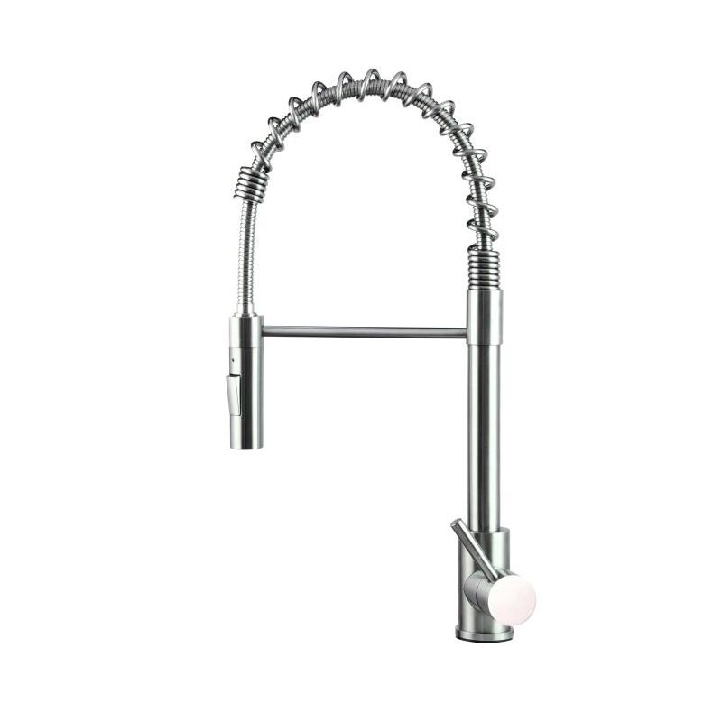 Lippert Components SS Flow-Max Deck Mount Pull Down Spout Single Lever Kitchen F