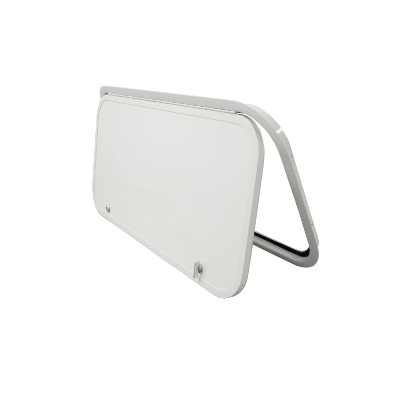 Lippert Components 07 Series Polar White 60 W x 24 H Access Baggage Door, Radius V000362908