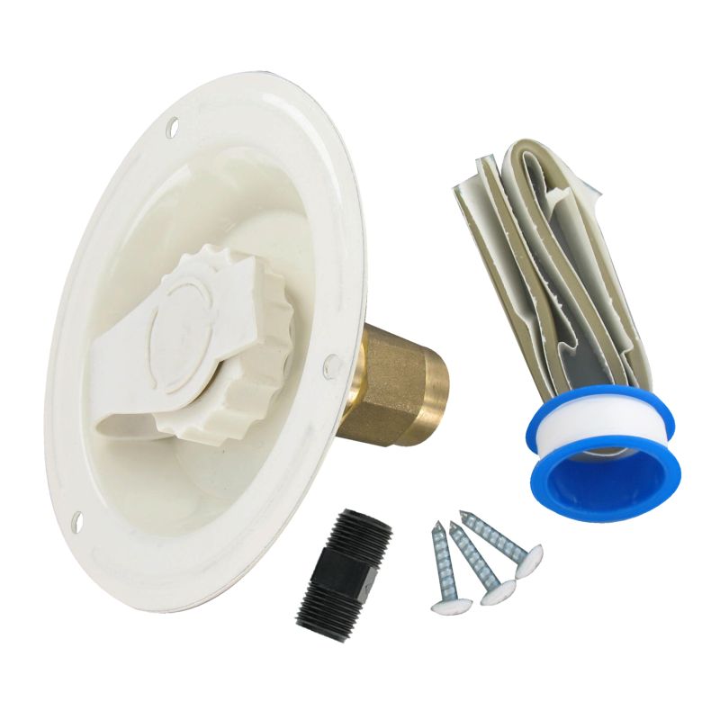 Valterra Lead Free Colonial White Metal Water Inlet - A01-0177LFVP