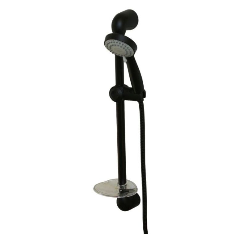 Empire Faucet 21 Matte Black RV Shower Slide Bar Kit - MB-SLDBR-BM-MTL-2-E