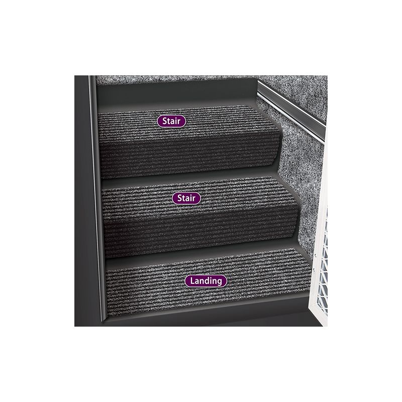 Prest-O-Fit Black Granite Step Hugger for Stair Step - 5-0070