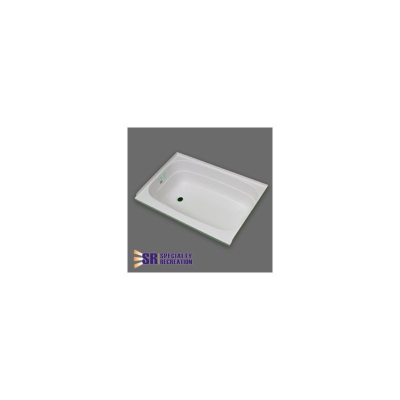 Specialty Recreation 40 x 24 x 11 Left Hand Drain Bathtub - White - BT2440WL