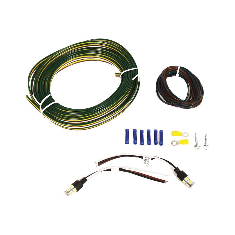 Blue Ox Clear LED Tail Light Wiring Kit - BX88269