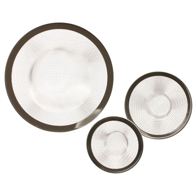 Camco 3 Pack Sink/Shower Strainers - 42273