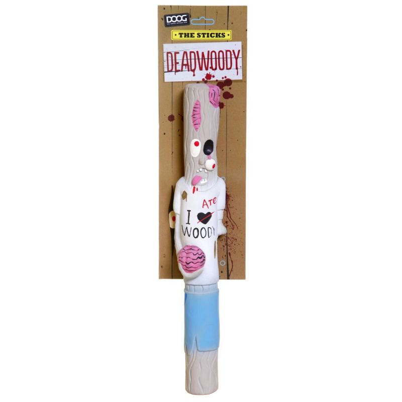 DOOG 'Dead Woody The SCARYStick' Pet Toy - ZOMBIE01