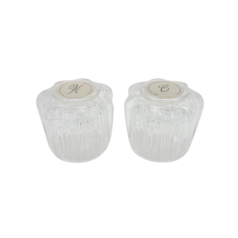 DURA Crystal Clear Acrylic Knobs - DF-RKA
