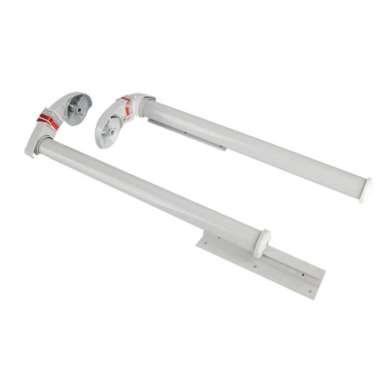 Dometic Polar White Short Slide Topper Brackets - 9800018.402B