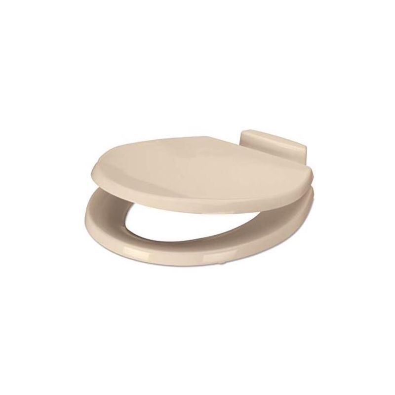 Dometic Slow-Close Bone Enameled Wood Toilet Seat & Lid - 385312074