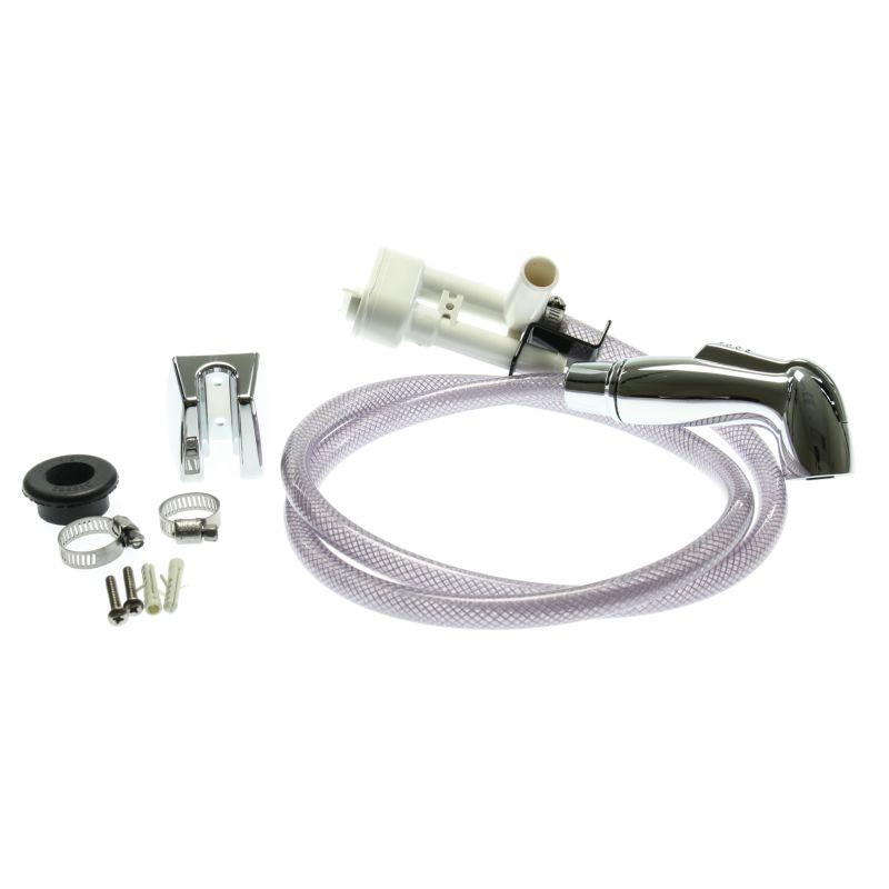 Dometic Sealand Chrome Traveler Toilets Vacuum Breaker with Spray Kit - 38531905