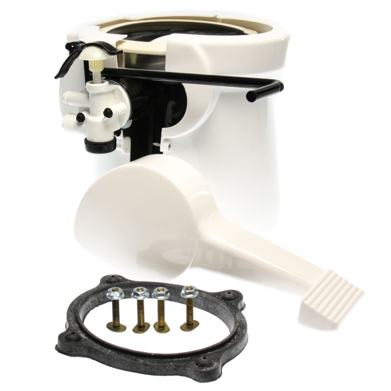 Dometic White 510/910/2010 Toilet Base Kit - 385310120