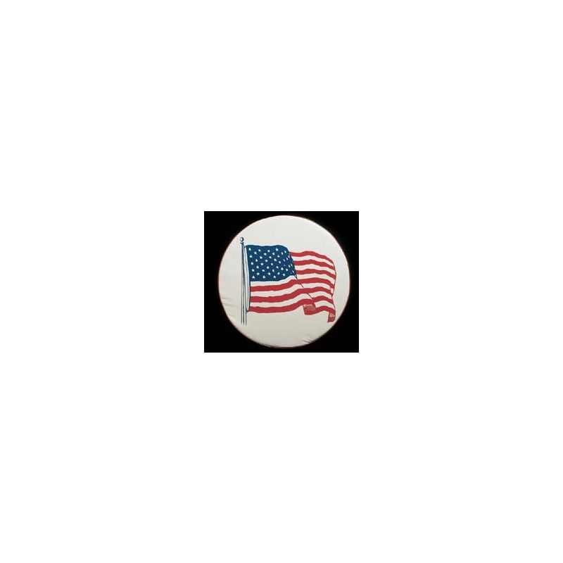 ADCO 32-1/4 US Flag Spare Tire Cover - 1782