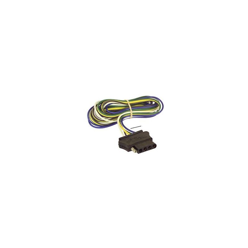 ETS Heavy Duty 5-Way Flat Female Pigtail - Car End - H6005F-FB