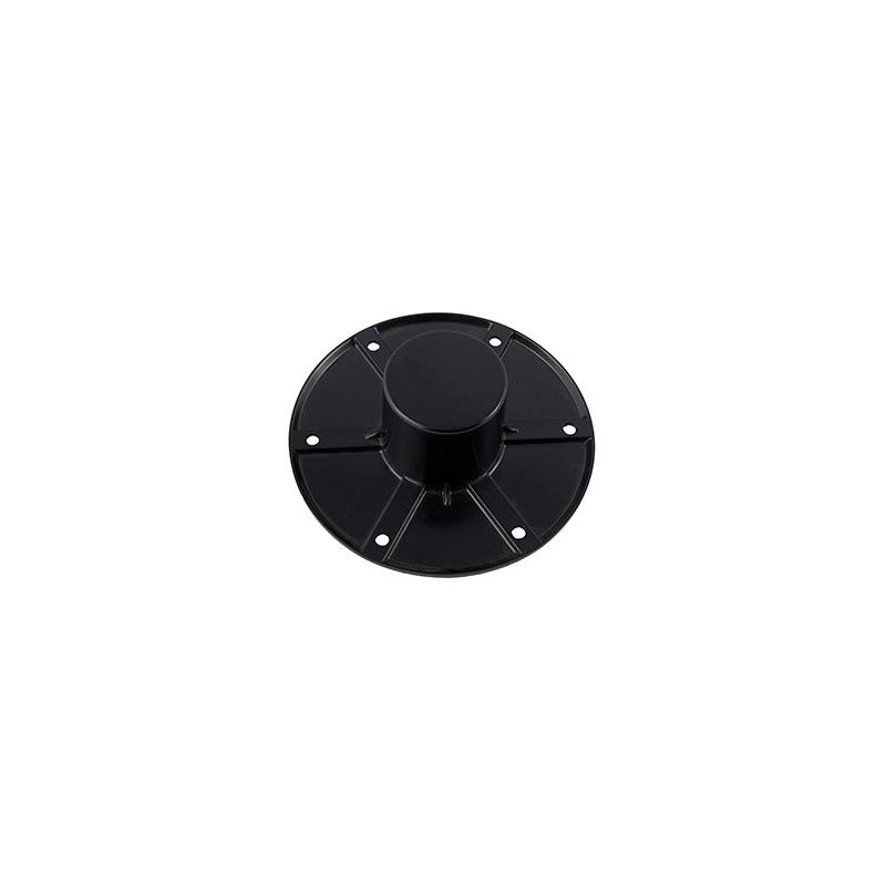 AP Products Black Flush Mount Table Leg Base - 013-1112B