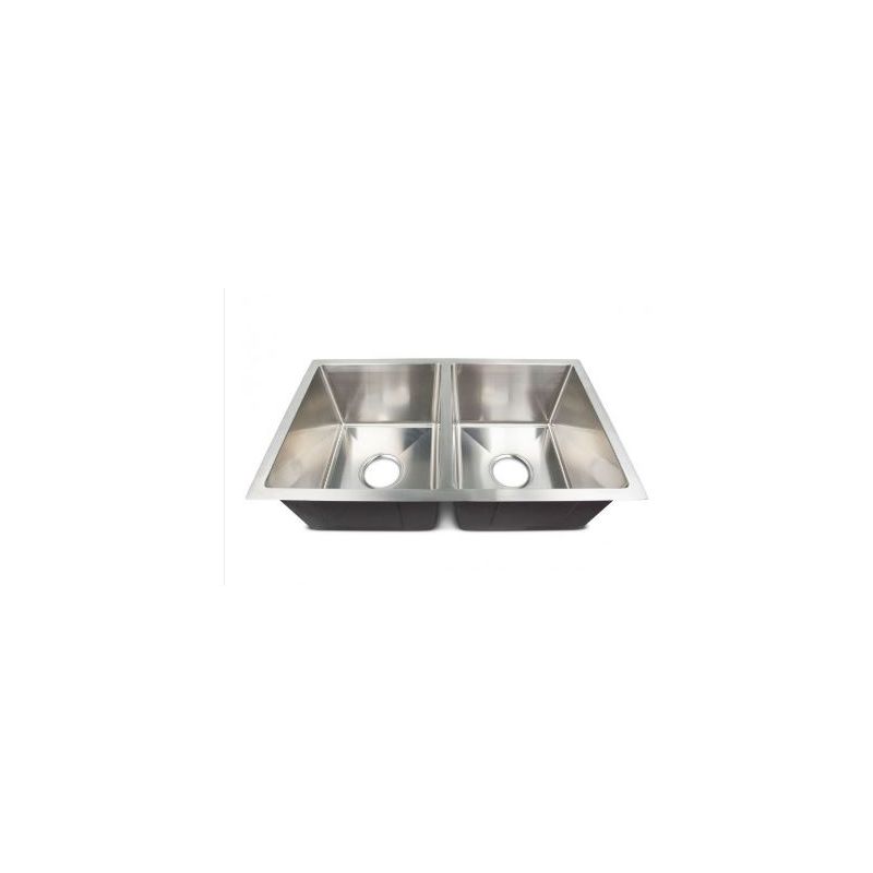 Lippert Components 27 x 16 Double Bowl Stainless Steel Sink - 385314