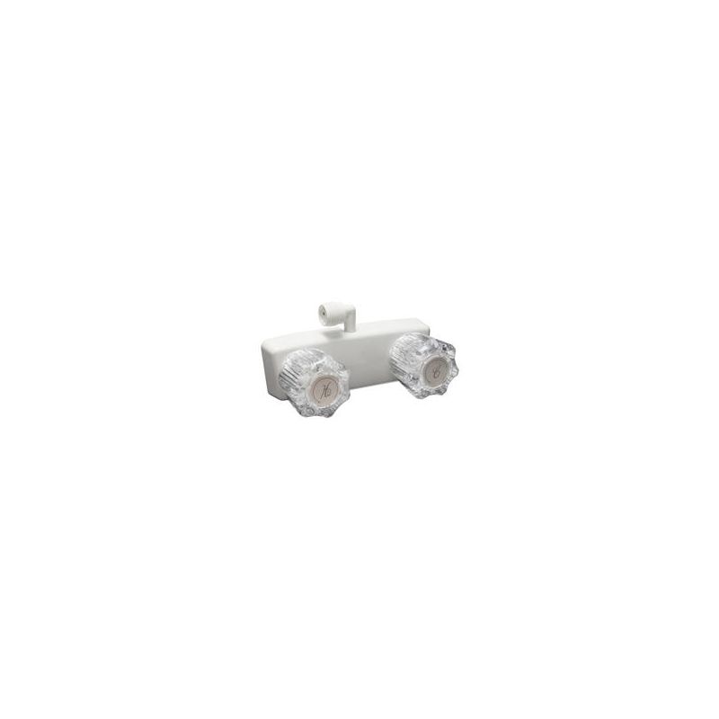 RV Exterior Shower Faucet White - DF-SA100A1-WT