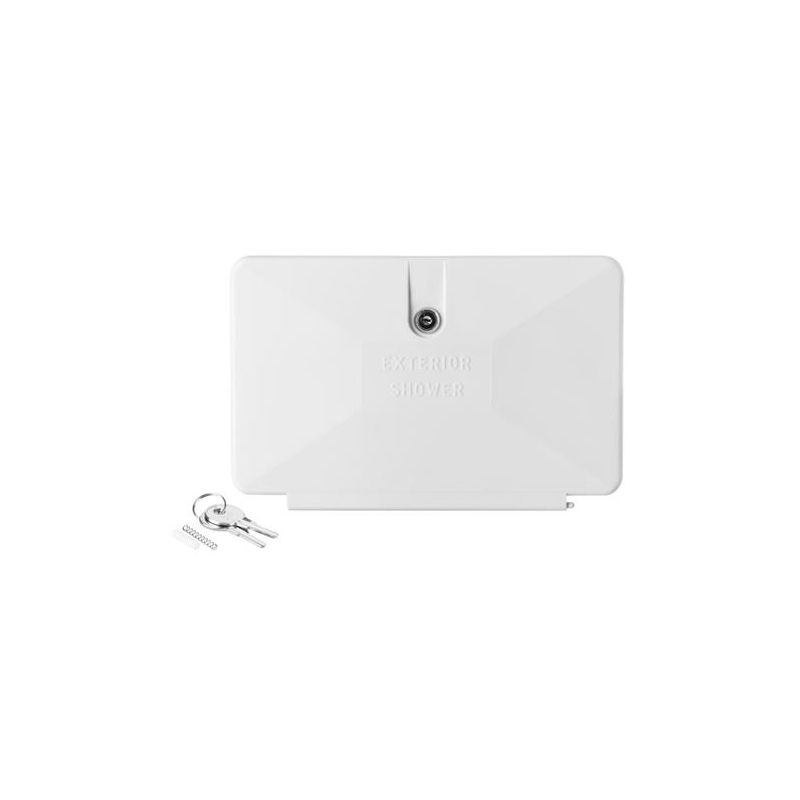 Replacement White Exterior Door for Dura Faucet Shower Box - DF-SA170D-WT
