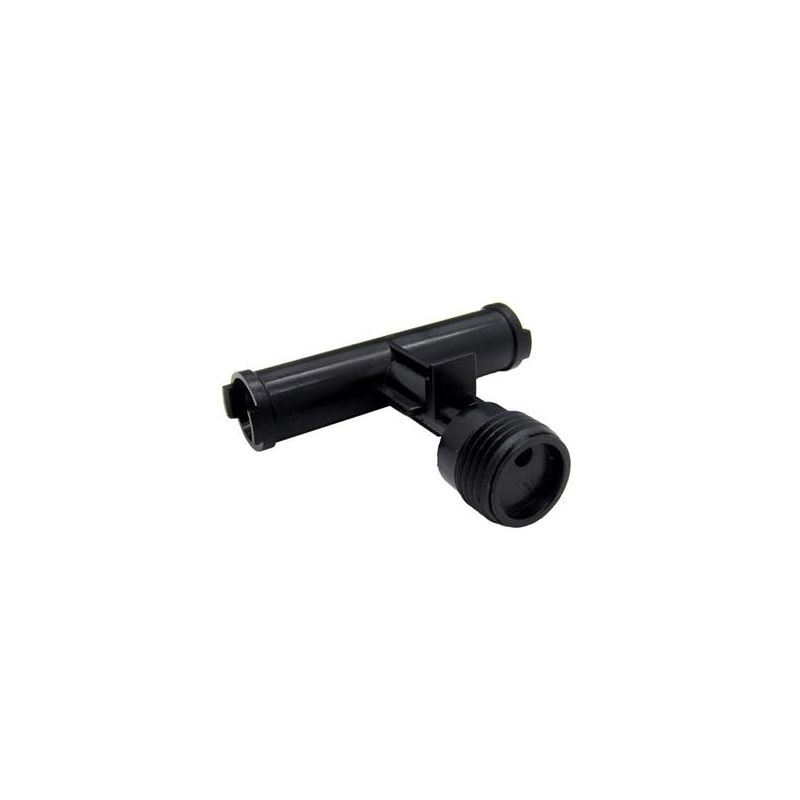 RV Shower Black Diverter Tee For Dura Faucets - DF-RK900-BK