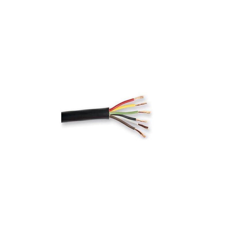 East Penn 14 Ga. 6 Wire Stand Copper Coded Wires (Sold Per Ft) - 04906