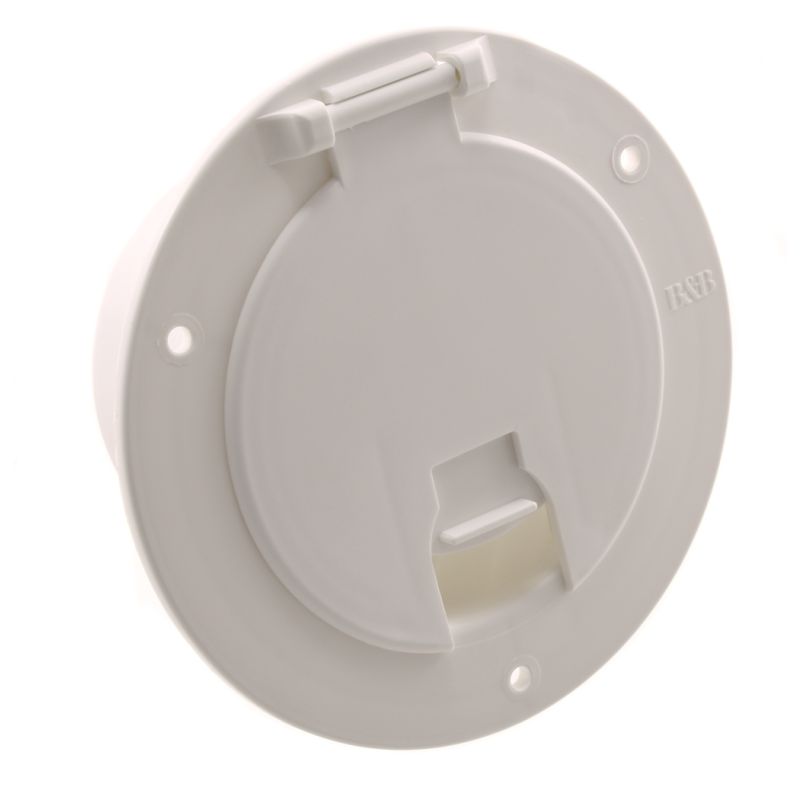 JR Deluxe Cable Hatch - Polar White - 541-2-A