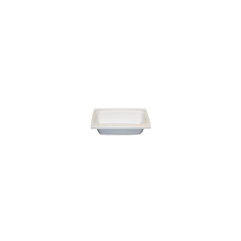 Lippert Components 40 x 24 x 11 Left Hand Drain Bathtub - White - 209673