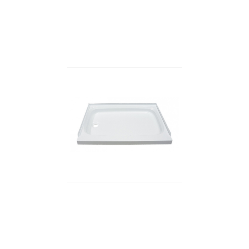 Lippert Components Better Bath 36 x 24 Left Hand Drain Shower Pan - White - 2103