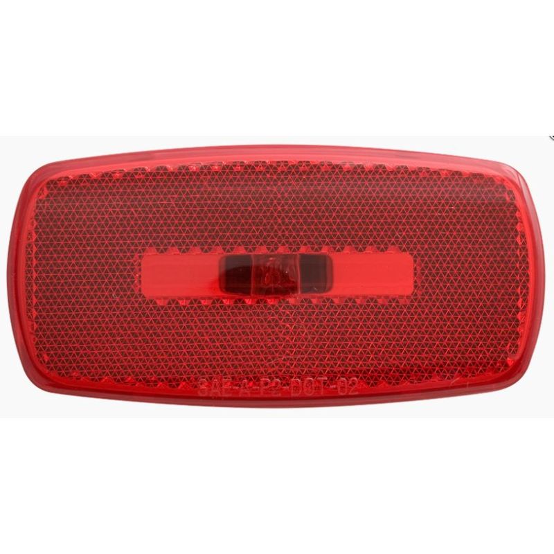 Optronics MC32 Series Incandescent Surface Mount Red Clearance/Marker Light - MC MC32RBBP