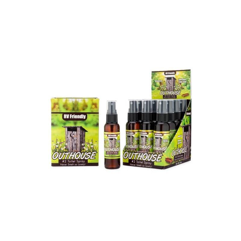 Pure Essence Citrus Spice OUTHOUSE #2 Toilet Spray - 12 Pack - OH4147