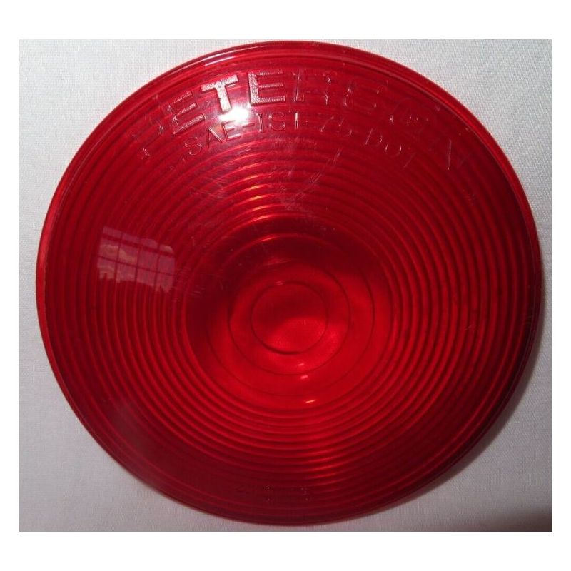 Peterson Mfg Series 413/425 Red Flush Mount Replacement Light Lens - 410-15R