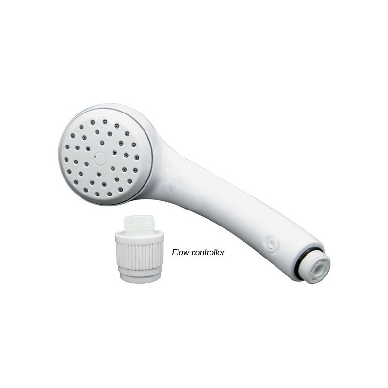 Phoenix Faucets White Airfusion Handheld Shower Head w/ Flow Controller - PF2760