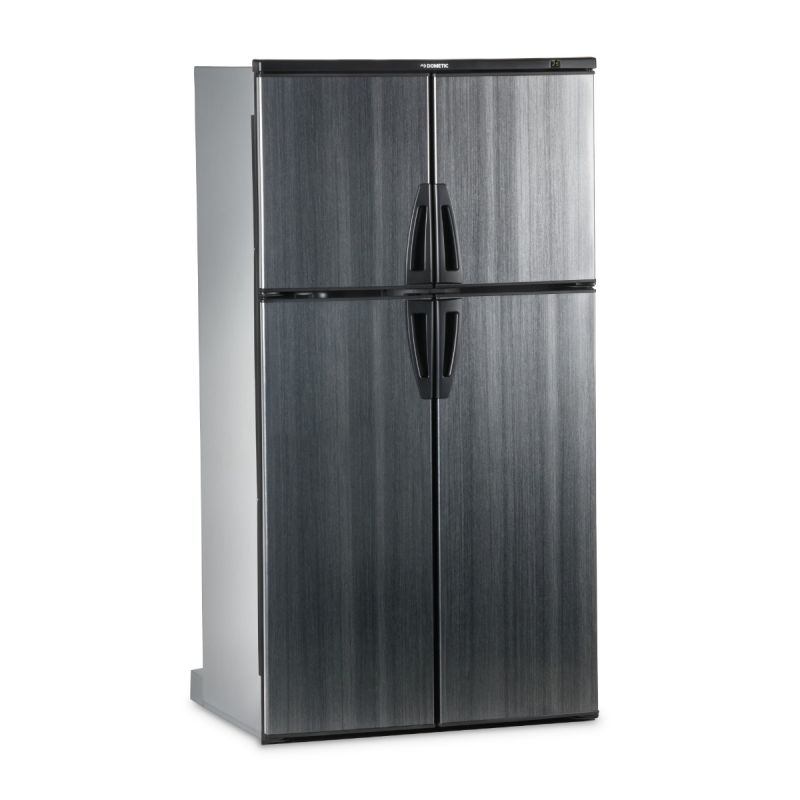 Dometic 13 Cu. Ft. Elite Slim 2-Way 4-Door Black Stainless Steel ...