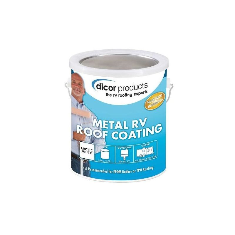 Dicor Elastomeric Metal RV Roof Coating - RP-MRC-1
