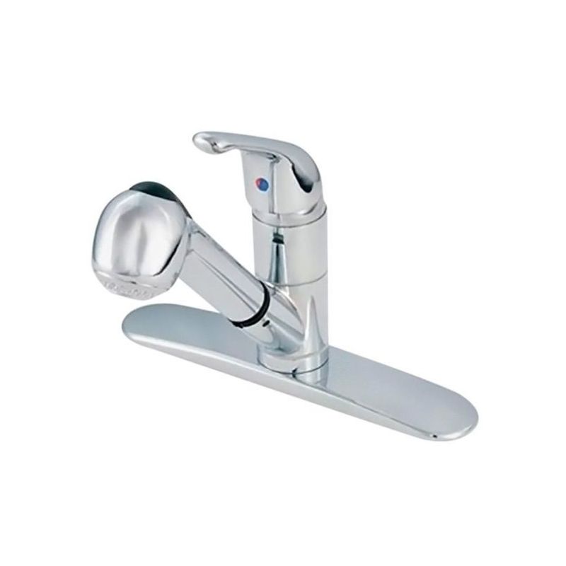 American Brass Chrome Kitchen Faucet Single Lever Pull-Out - SL1000