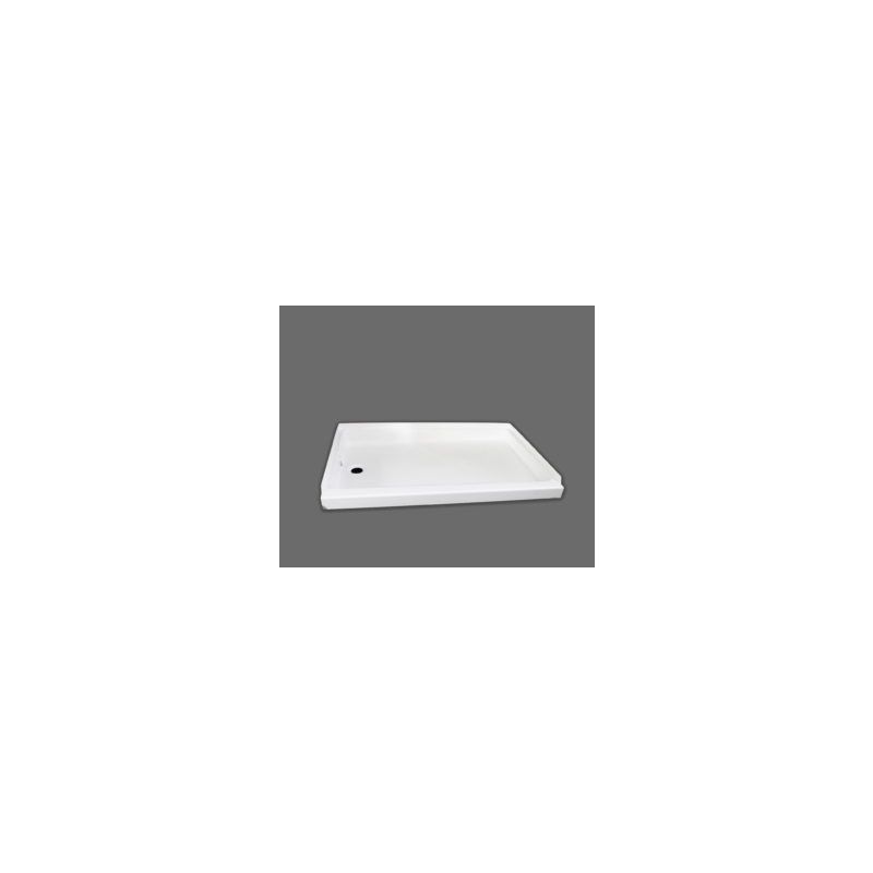 Specialty Recreation 36 x 24 Left Hand Drain Shower Pan - White - SP2436WL