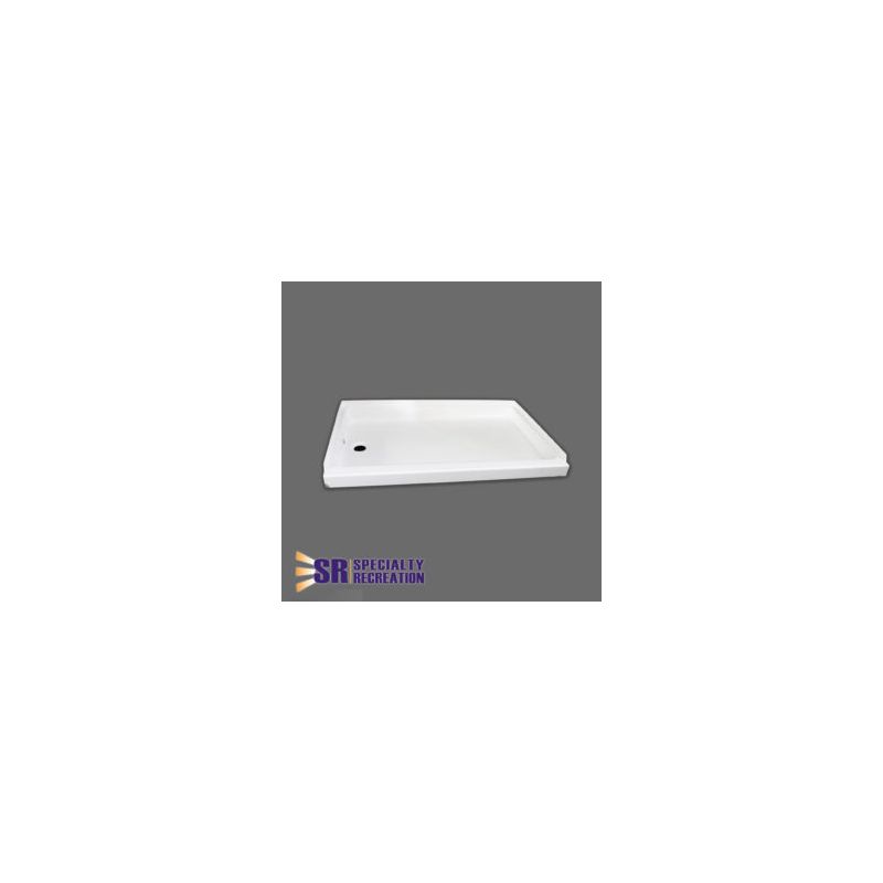 Specialty Recreation 32 x 24 Left Hand Drain Shower Pan - White - SP2432WL