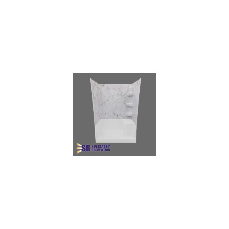 Specialty Recreation 24 x 32 x 66 Great Smokey Mountain Marble Pattern Bath/Show SW2432SM