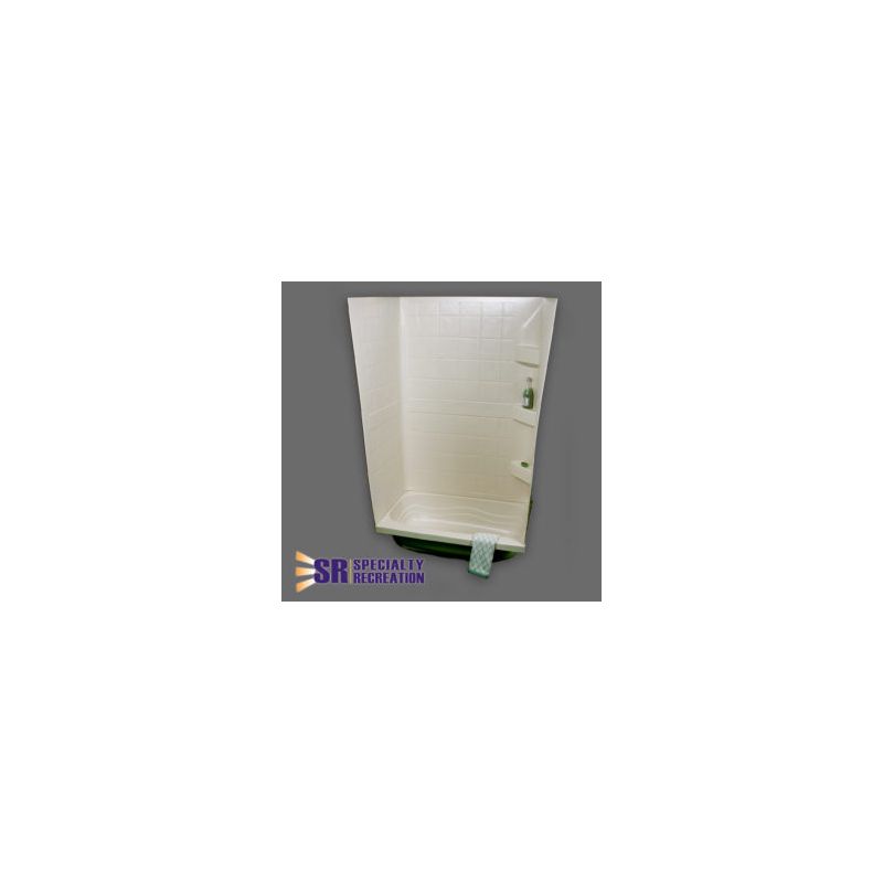 Specialty Recreation 24 x 40 x 59 Shower/Bath Surround - Parchment - TW2440P