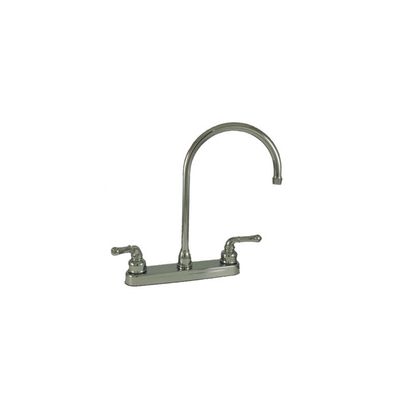 Empire Brass Company Chrome Teapot Handle Gooseneck Spout Kitchen Faucet - U-YCH U-YCH800GS