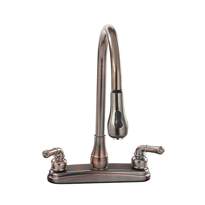 Empire Brass Company Oil Rubbed Bronze Teapot Handle Pull-Out Gooseneck Kitchen U-YOB2000OB