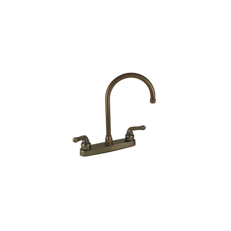 Empire Brass Company Oil Rubbed Bronze Teapot Handle Gooseneck Kitchen Faucet - U-YOB800GSOB