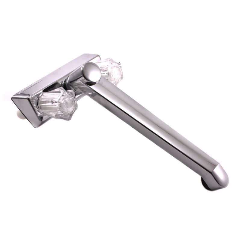 Utopia 4 Hi-Rise Chrome Kitchen Faucet - 20315R219