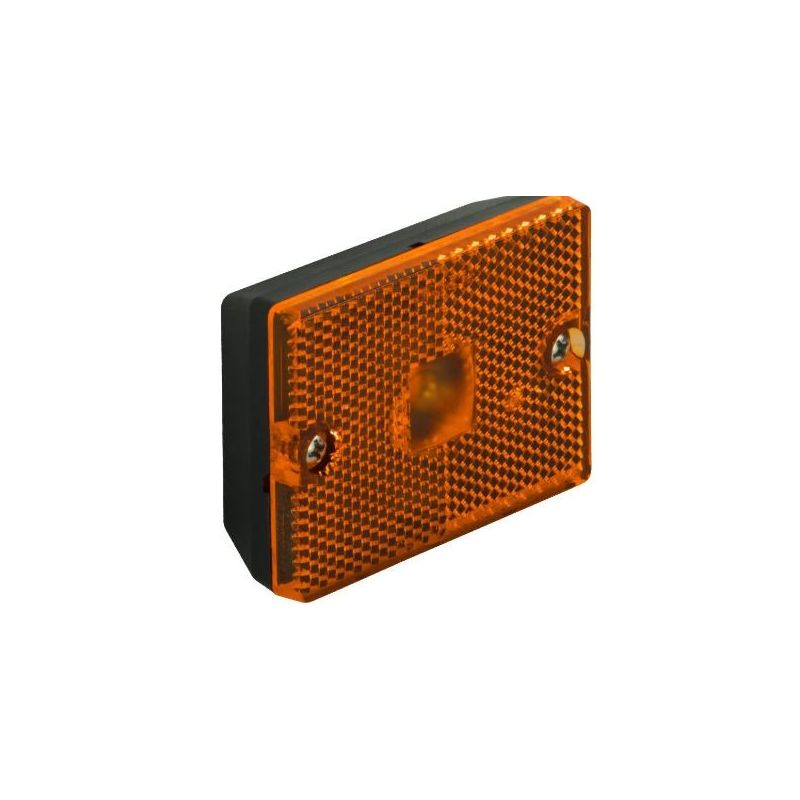 Peterson Mfg 114A Old Style Amber Incandescent Rectangular Clearance/Marker Ligh