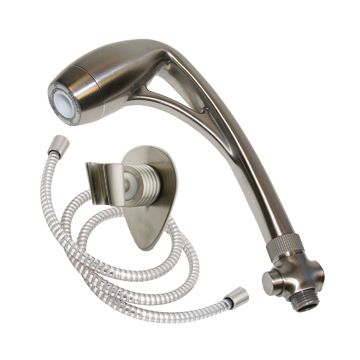 Oxygenics Brushed Nickel Handheld BodySpa Showerhead Kit