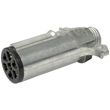 Pollak Zinc Die-Cast 7-Way Pin Heavy Duty Plug - Trailer End