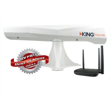 King Falcon White Directional WI-FI Antenna