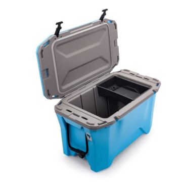 Camco Currituck 50 Quart Cyan/Gray Cooler