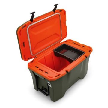 Camco Currituck 50 Quart Olive/Orange Cooler