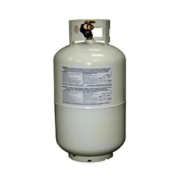 Manchester 30lb Vertical Propane Cylinder Tank w/ Gauge and QCC1/OPD Valve
