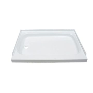 Lippert Components Better Bath 40" x 24" Left Hand Drain Shower Pan - White
