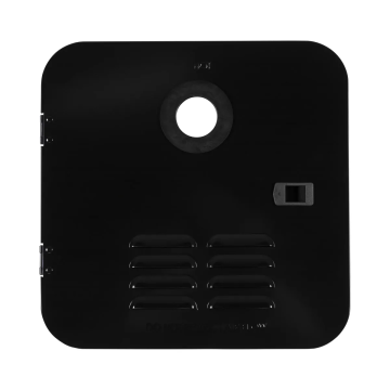 Girard New Generation Black Hinged Door/Flange Assembly for a New Installation or a 6 Gal Suburban Retrofit